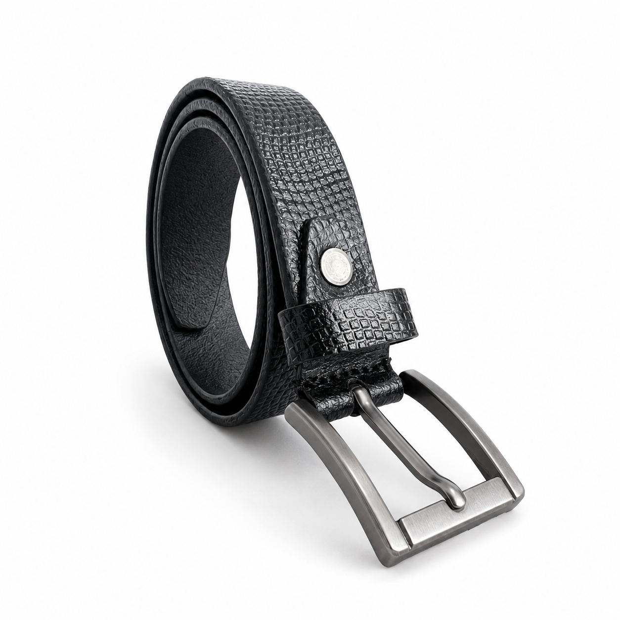 Kinder Mox Textured Leather Belt