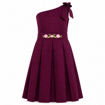 One-Shoulder Frock One-Piece