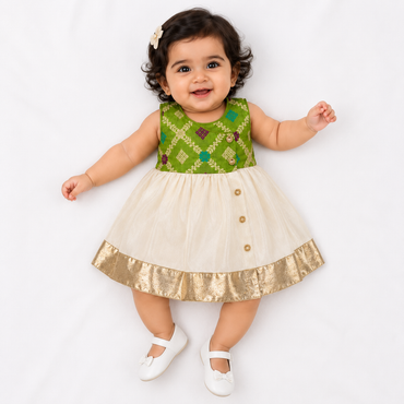 Onam Bloom Baby Dress