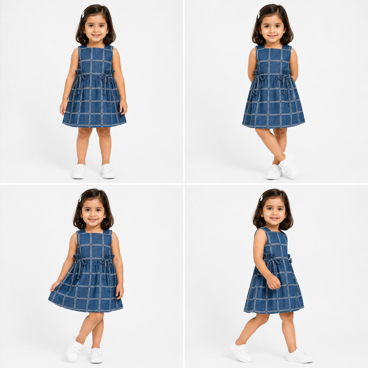 Plaid Pinafore Dress - KinderMox
