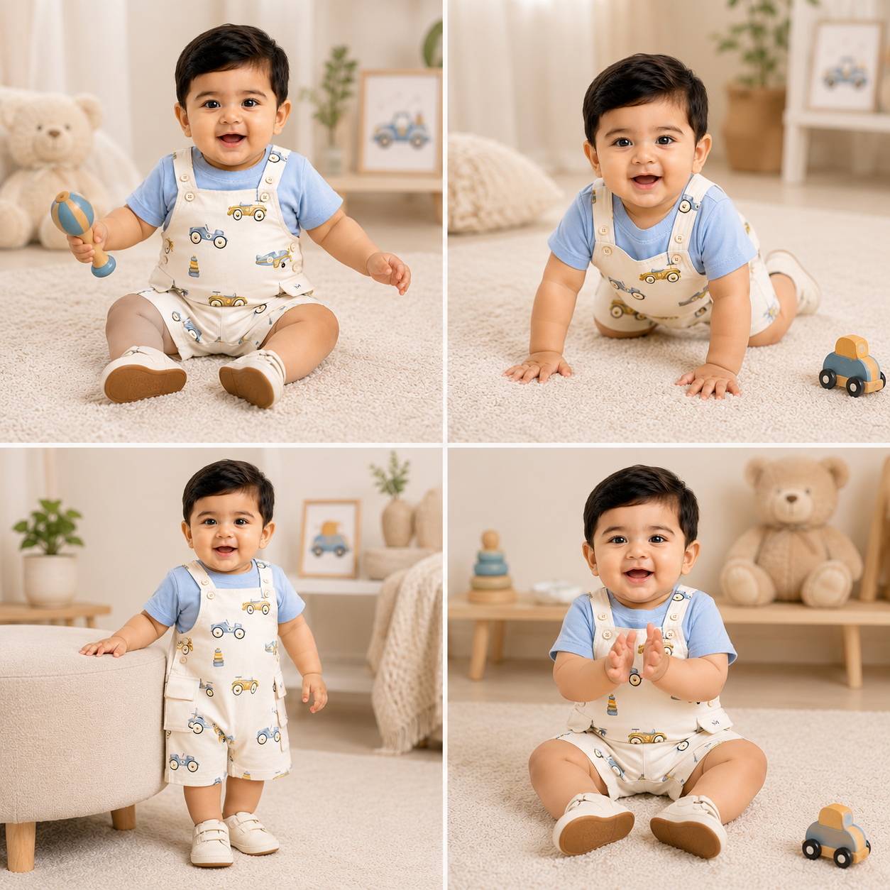 Tee and dungaree