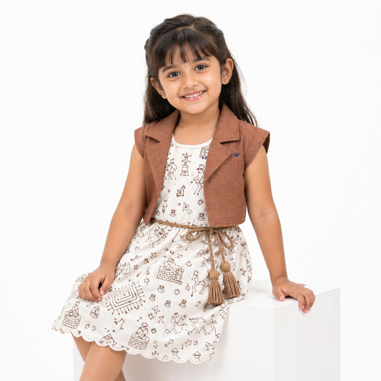 Contemporary Layered Bolero Dress Set