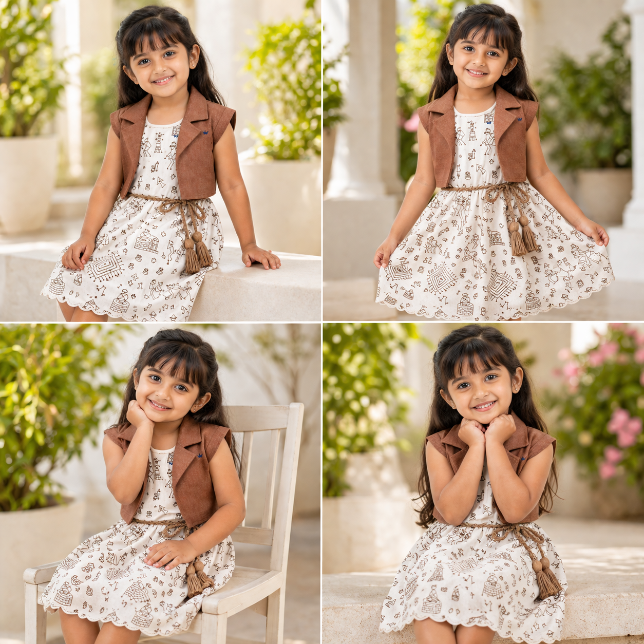 Contemporary Layered Bolero Dress Set