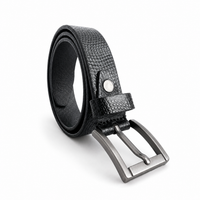 Kinder Mox Textured Leather Belt