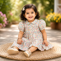 Floral Puff-Sleeve Dress