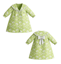 Sailor collared front open frock