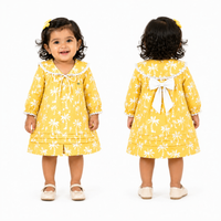 Sailor collared front open frock