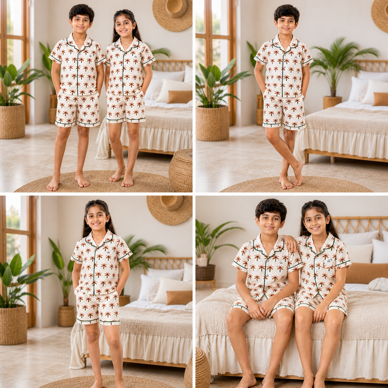 Unisex Kids Nightwear Set -Two piece