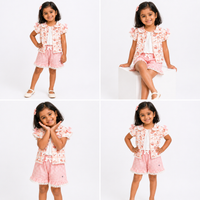 Printed Shirt & shorts set