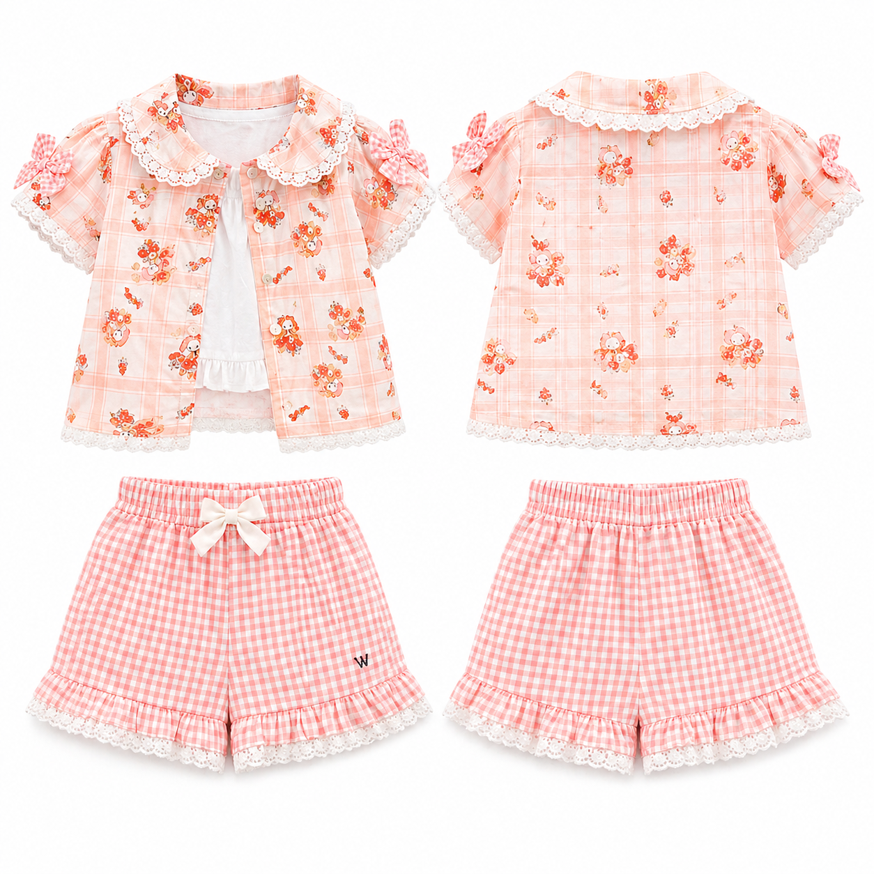 Printed Shirt & shorts set