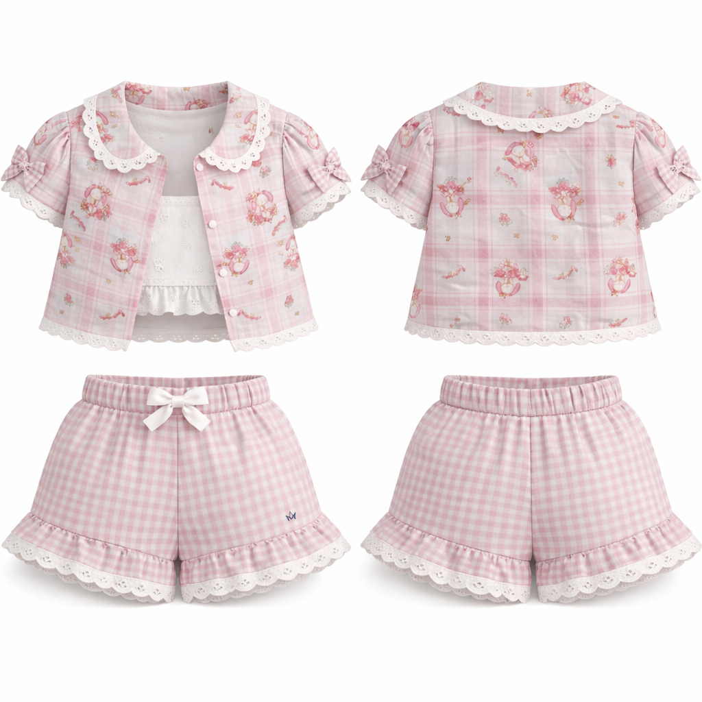 Printed Shirt & shorts set