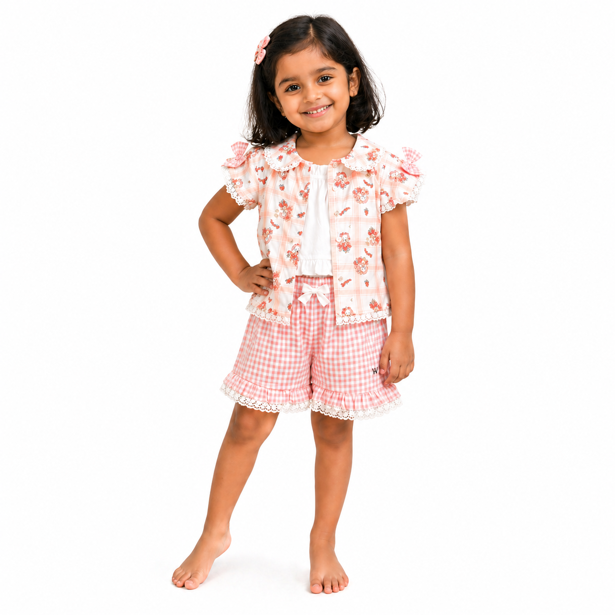 Printed Shirt & shorts set