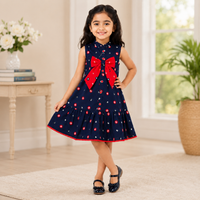 High neck A-line frock-One piece