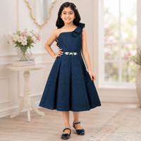 One shoulder frock-One piece
