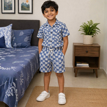 Ocean Breeze Printed Shirt & Short Set
