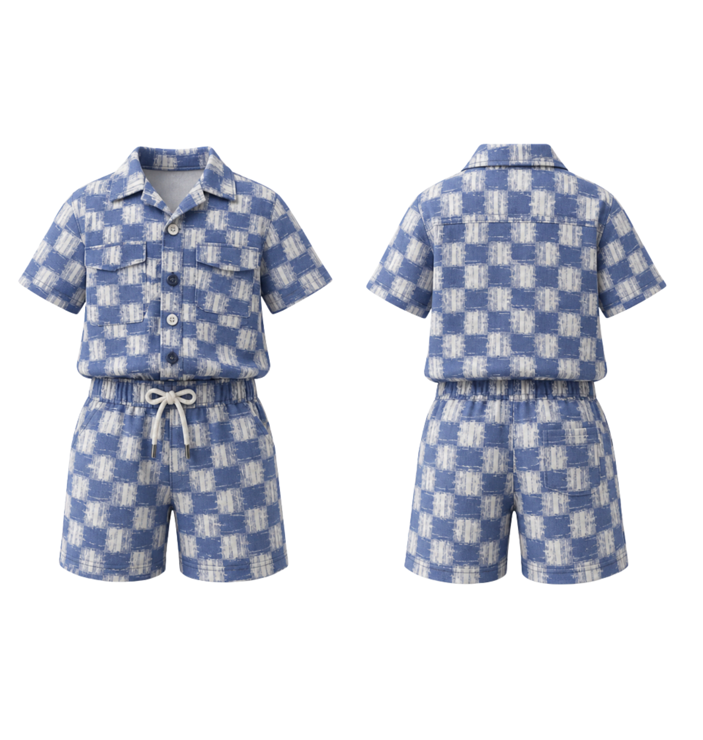 Ocean Breeze Printed Shirt & Short Set