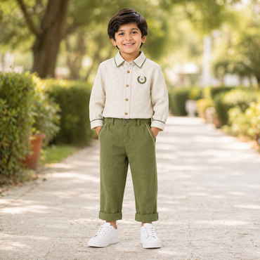Little Explorer Linen Trouser