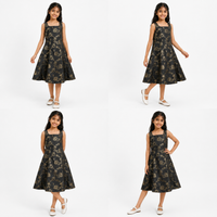 Sleeveless Panel Midi Dress