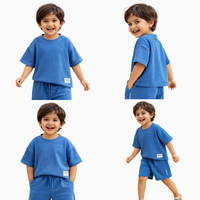 Boys Knit co-ord set (Blue)