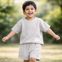 Boys Knit co-ord set (Grey)