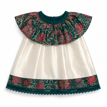 Newborn Ruffle Collar Dress - KinderMox