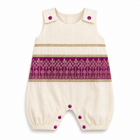 Newborn Decorative Panel Romper - KinderMox