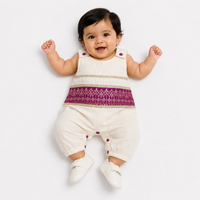 Newborn Decorative Panel Romper - KinderMox