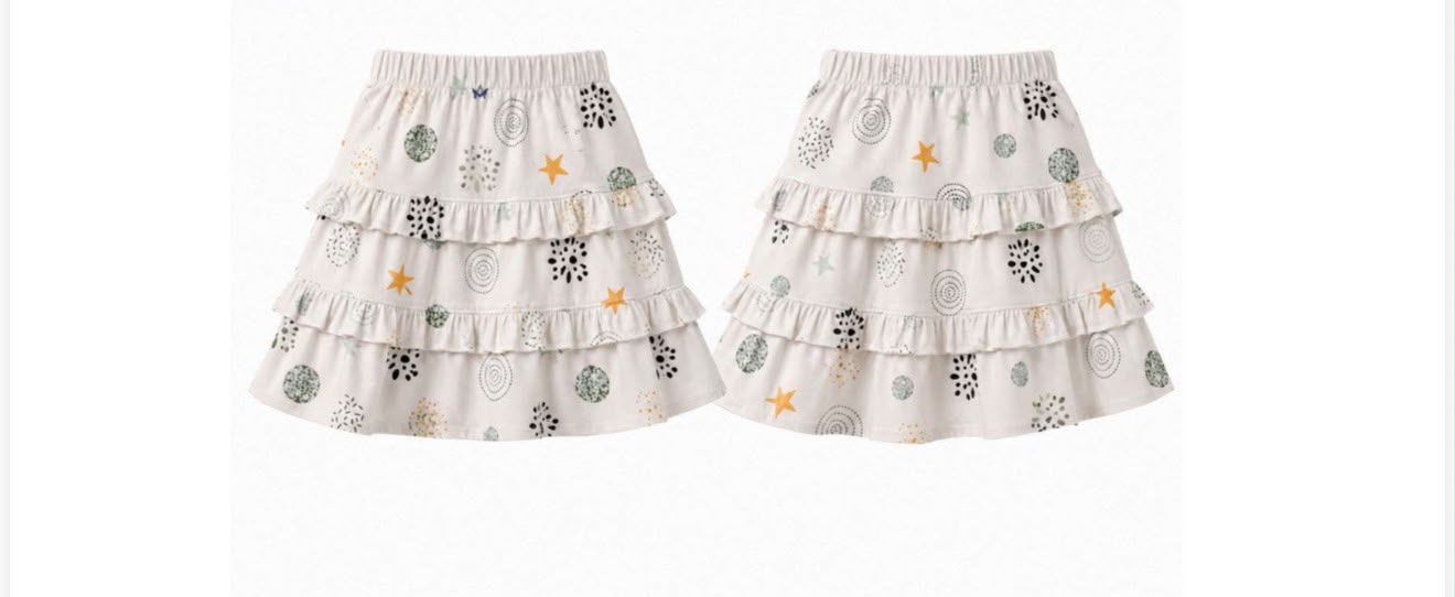 Cosmic Whimsy Tiered Skirt