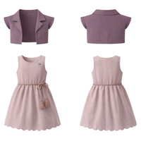 Blush Layered Bolero Dress Set