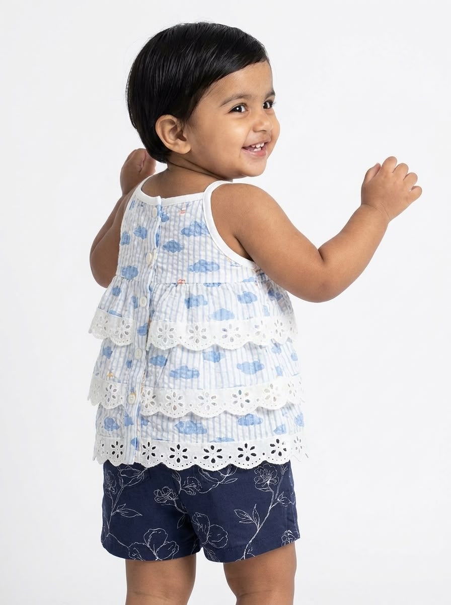 Sky Balloon Lace Tier Set