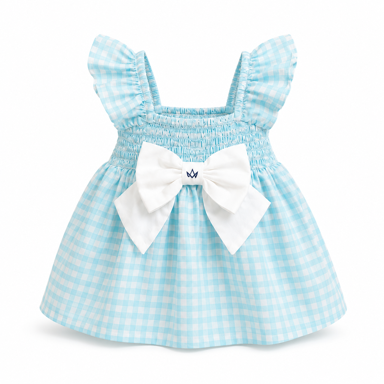 Sky Bloom Bow Dress