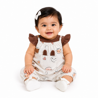 Honey Bear Pocket Romper Set