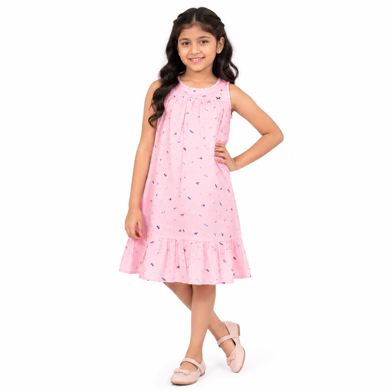 DreamRide Ruffle Hem Sleep Dress