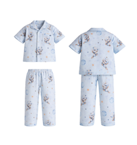 Space Bear Short Sleeve Pajama Set