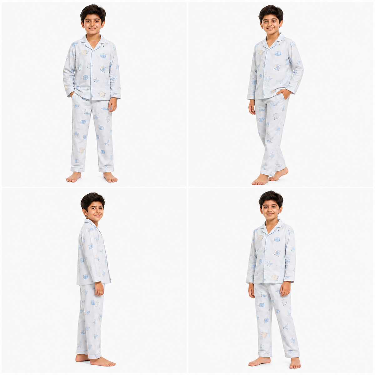Little Explorer Long Sleeve Pajama Set - Kinder Mòx