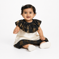 Newborn Ruffle Collar Dress - KinderMox