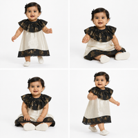 Newborn Ruffle Collar Dress - KinderMox