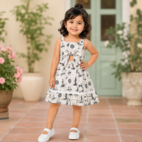 A-line fit-and-flare Frock