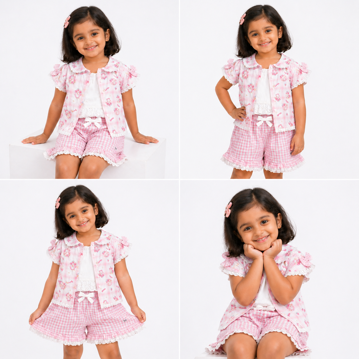 Printed Shirt & shorts set
