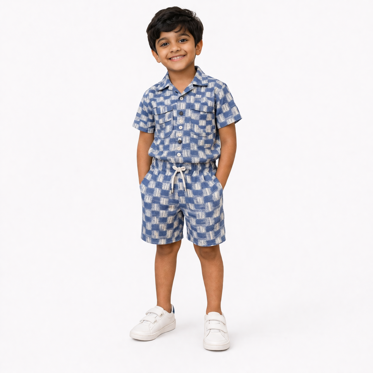 Ocean Breeze Printed Shirt & Short Set