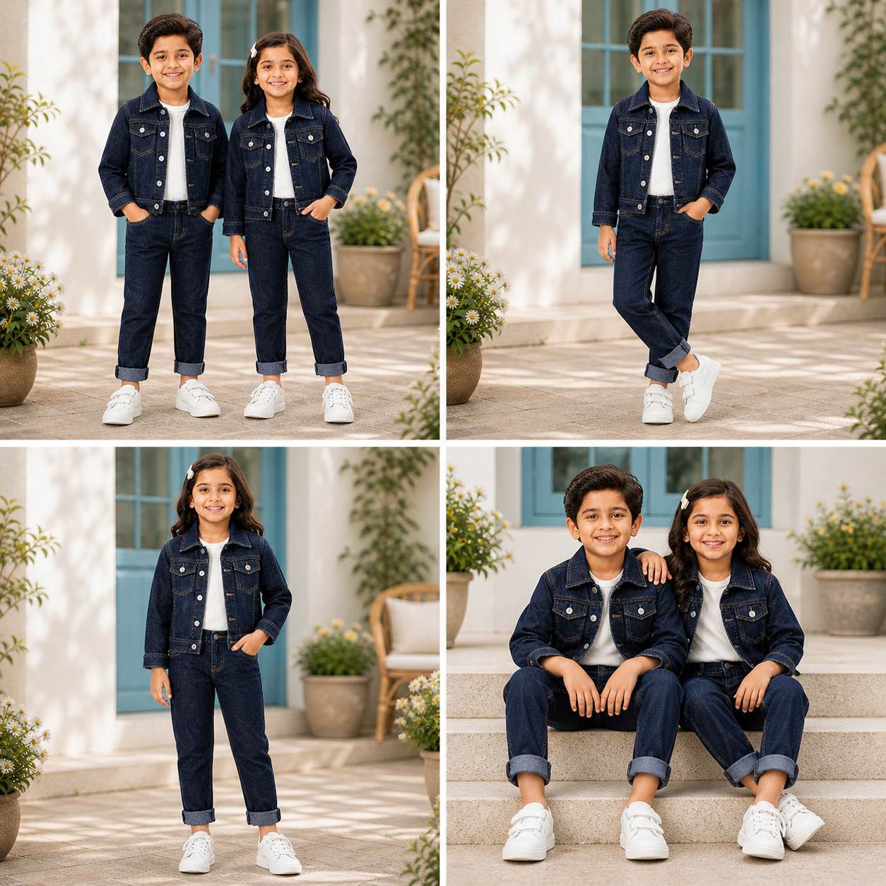 Indigo Heritage Denim Unisex Co-Ord Set