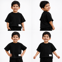 Boys Knit co-ord set (Black)