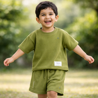 Boys Knit co-ord set (Green)