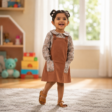 Top with Pinafore Set