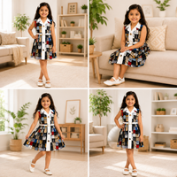 Urban Patchwork A-Line Dress