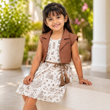 Contemporary Layered Bolero Dress Set