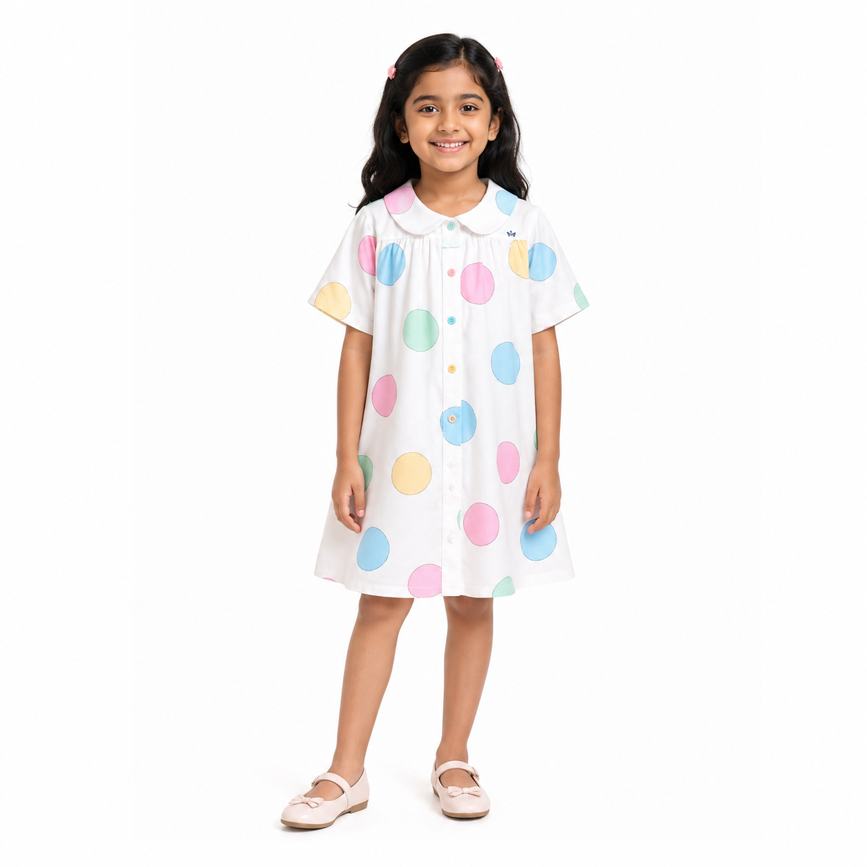 Candy Dot Collar Sleep Dress
