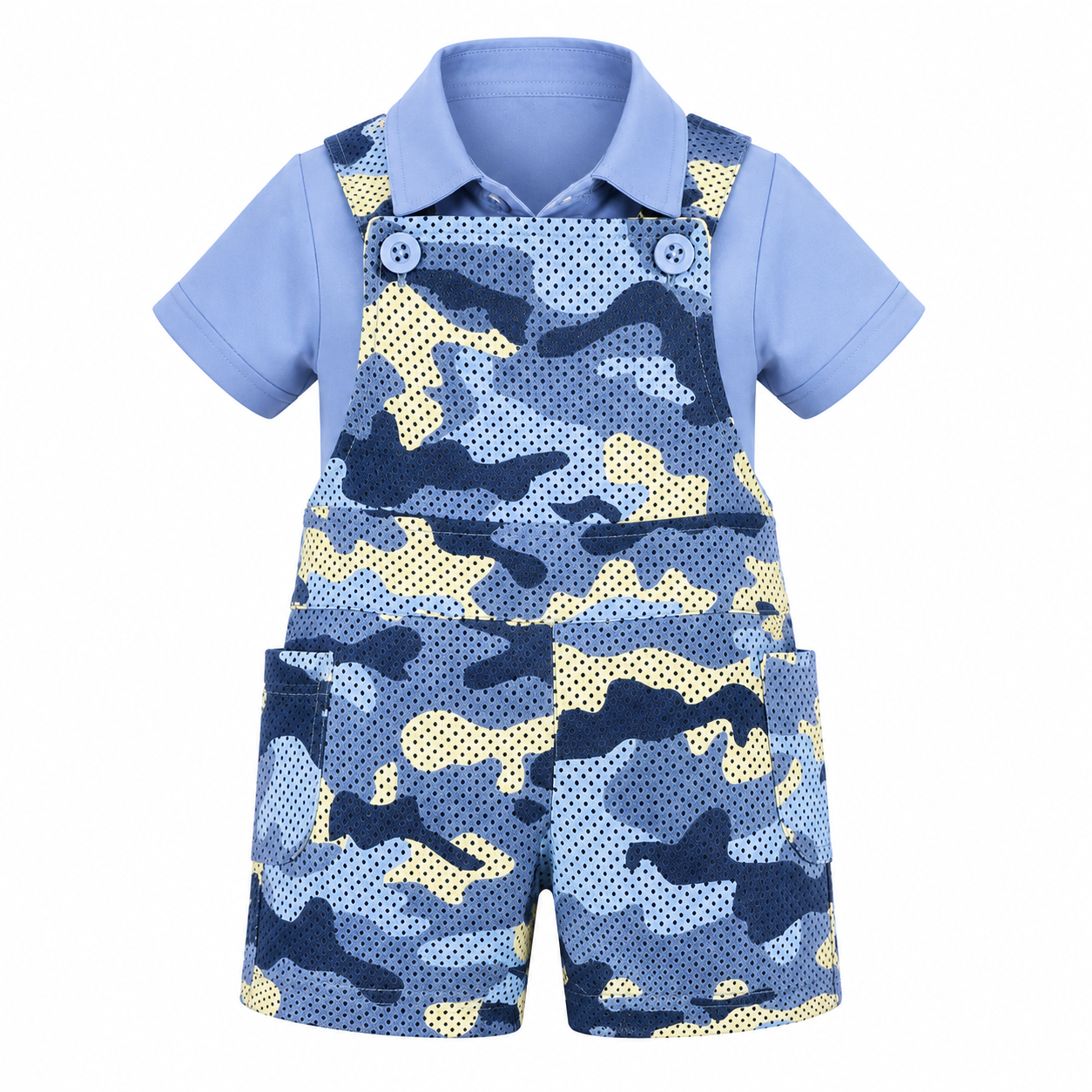Sky Camo Dungree Set