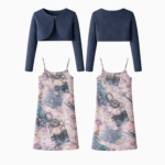 Vintage Voyage Layered Slip Dress Set - Image 2