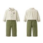 Little Explorer Linen Shirt & Trouser Set